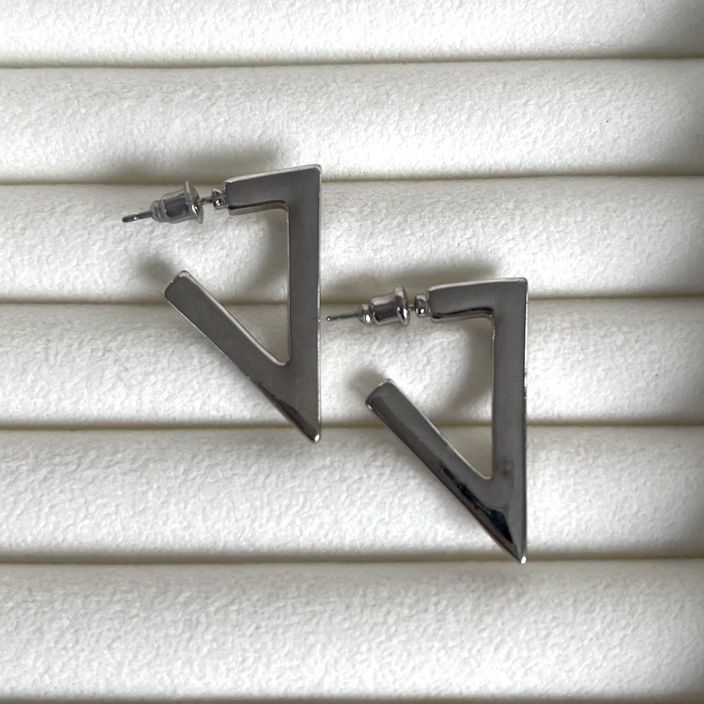 Geometric Metallic Earrings